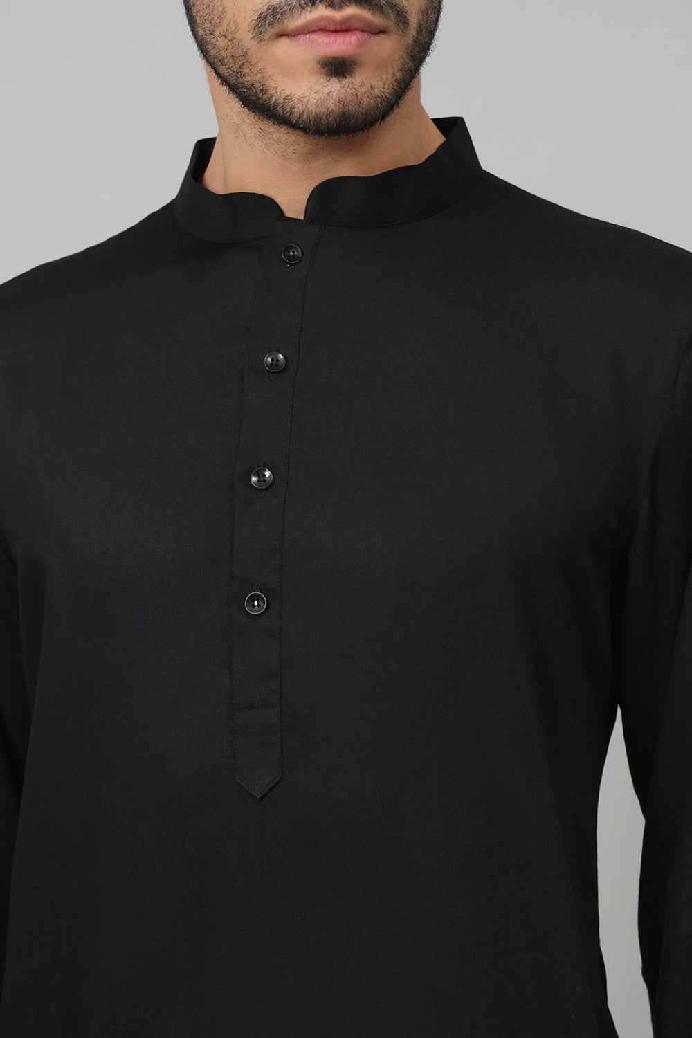 Stem Embroidery Cotton Kurta by Hilo Design - Distacart