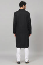 Thumbnail for Stem Embroidery Cotton Kurta by Hilo Design