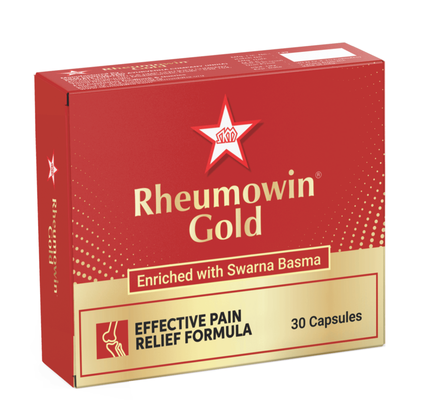 Skm Ayurveda Rheumowin Gold Enriched With Swarna Basma - Distacart