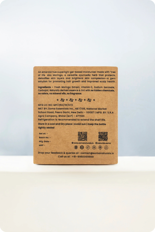 Soma Naturals Moringa Gel - Distacart