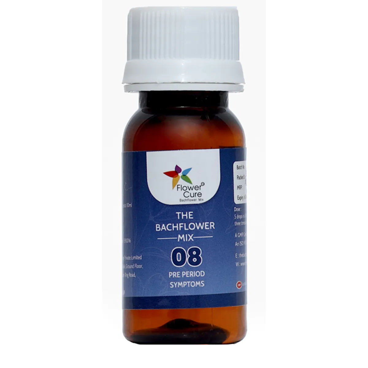Bach Flower Mix 08 Pre-Period Symptoms Drop - Distacart