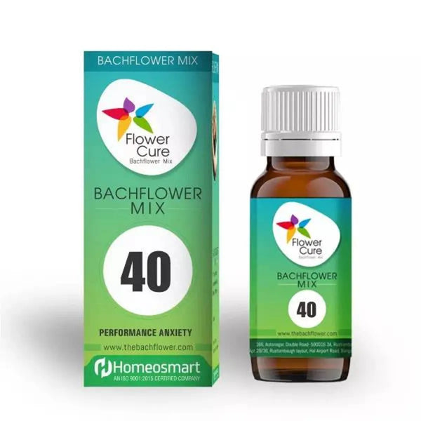 Bach Flower Mix 40 Performance Anxiety Drop - Distacart