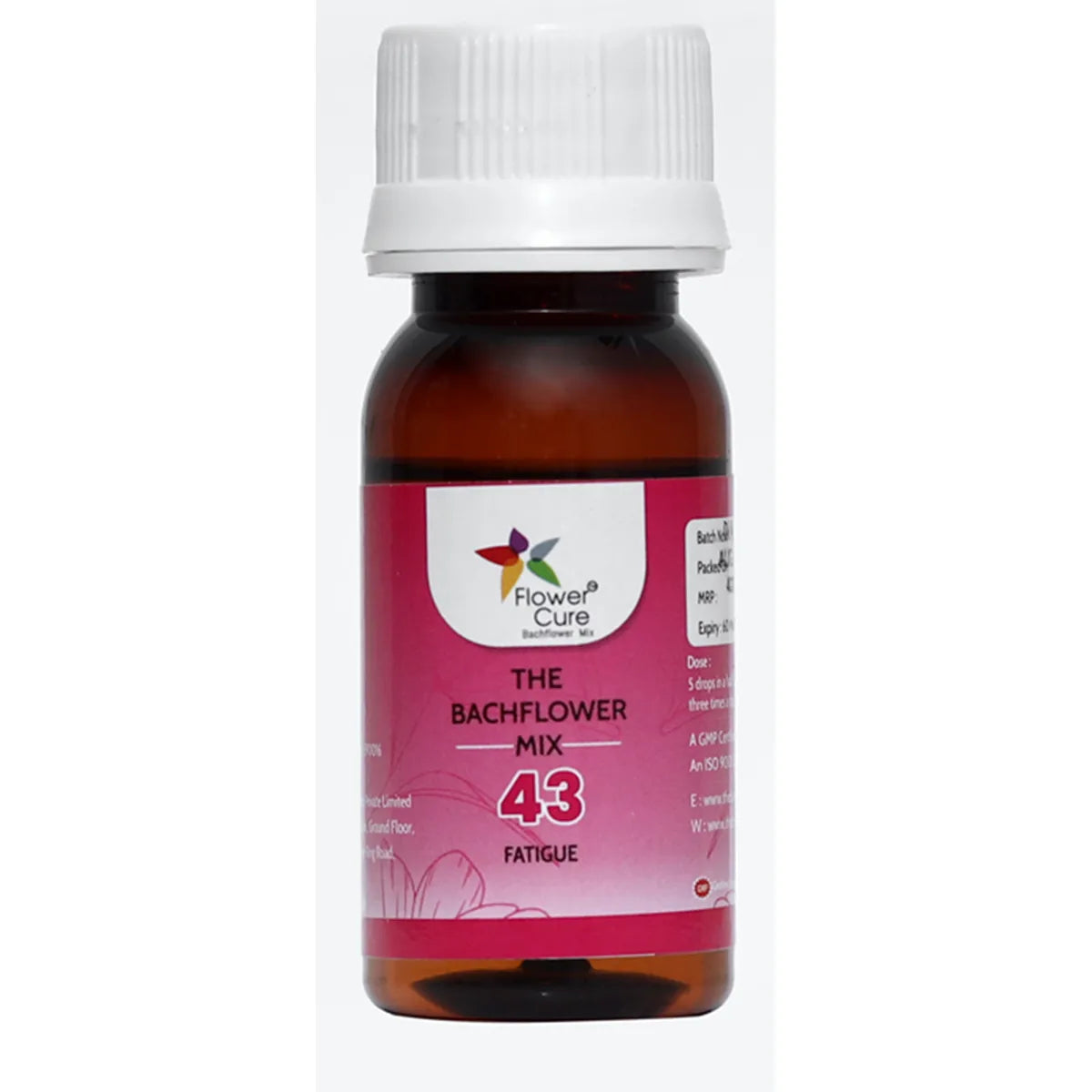 Bach Flower Mix 43 Fatigue Drop - Distacart