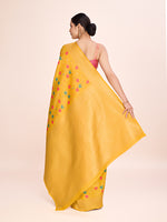 Thumbnail for Monjolika Fashion Exquisite Designs With This Regal Yellow Rich Look Banarasi Tissue Silk Saree - Distacart