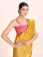 Thumbnail for Monjolika Fashion Exquisite Designs With This Regal Yellow Rich Look Banarasi Tissue Silk Saree - Distacart