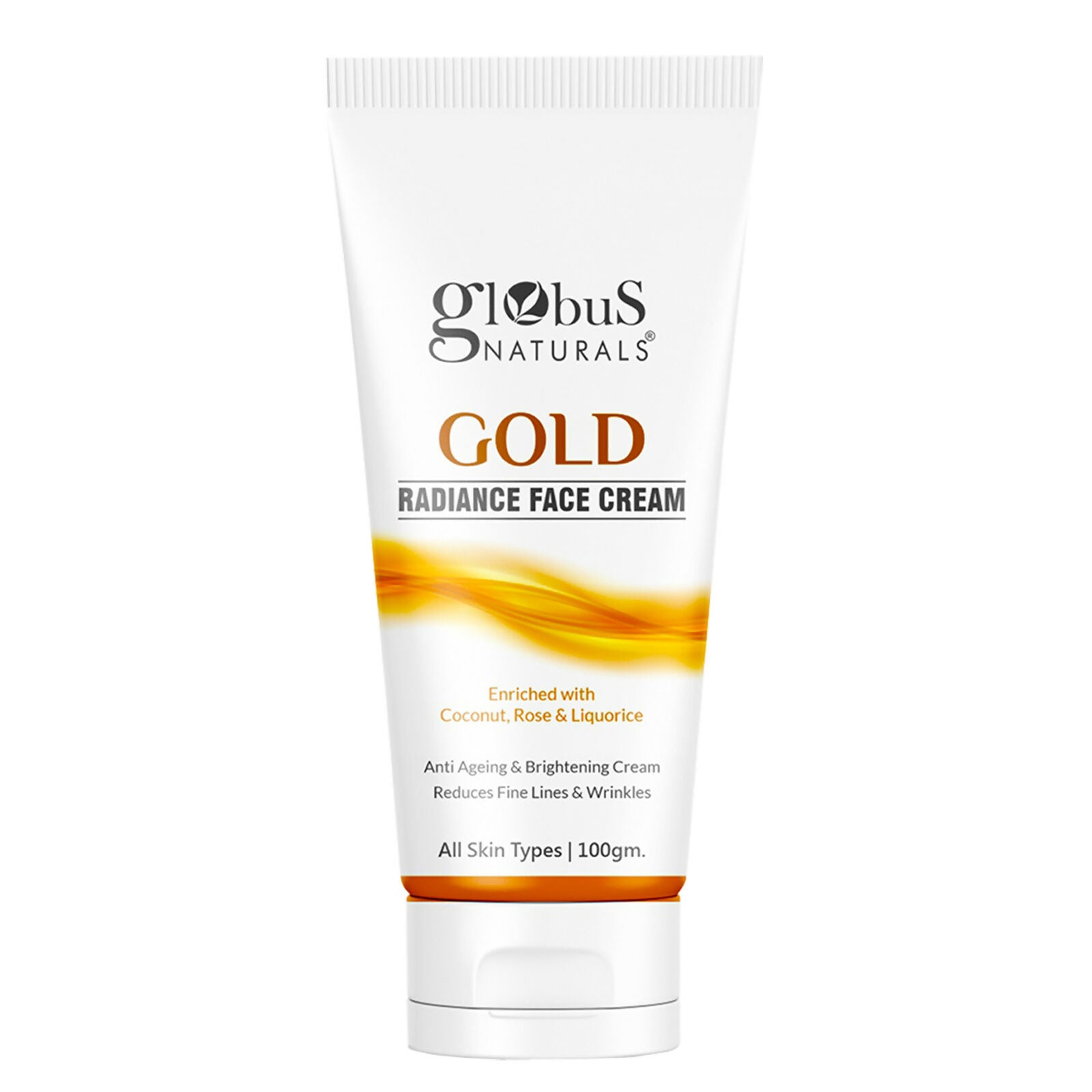 Globus Naturals Gold Radiance Anti Ageing & Brightening Face Cream - Distacart