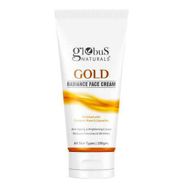 Globus Naturals Gold Radiance Anti Ageing & Brightening Face Cream - Distacart