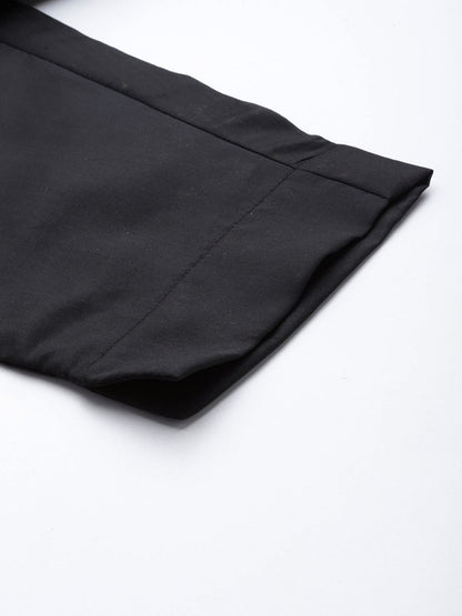 Ahalyaa Unstitched Black Dress Material - Distacart