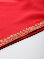 Thumbnail for Ahalyaa Plus Size Ethnic Top & Skirt with Shrug - Distacart