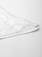 Thumbnail for Ahalyaa Floral Embroidered Gotta Patti Pure Cotton Kurta With Palazzos & Dupatta - Distacart