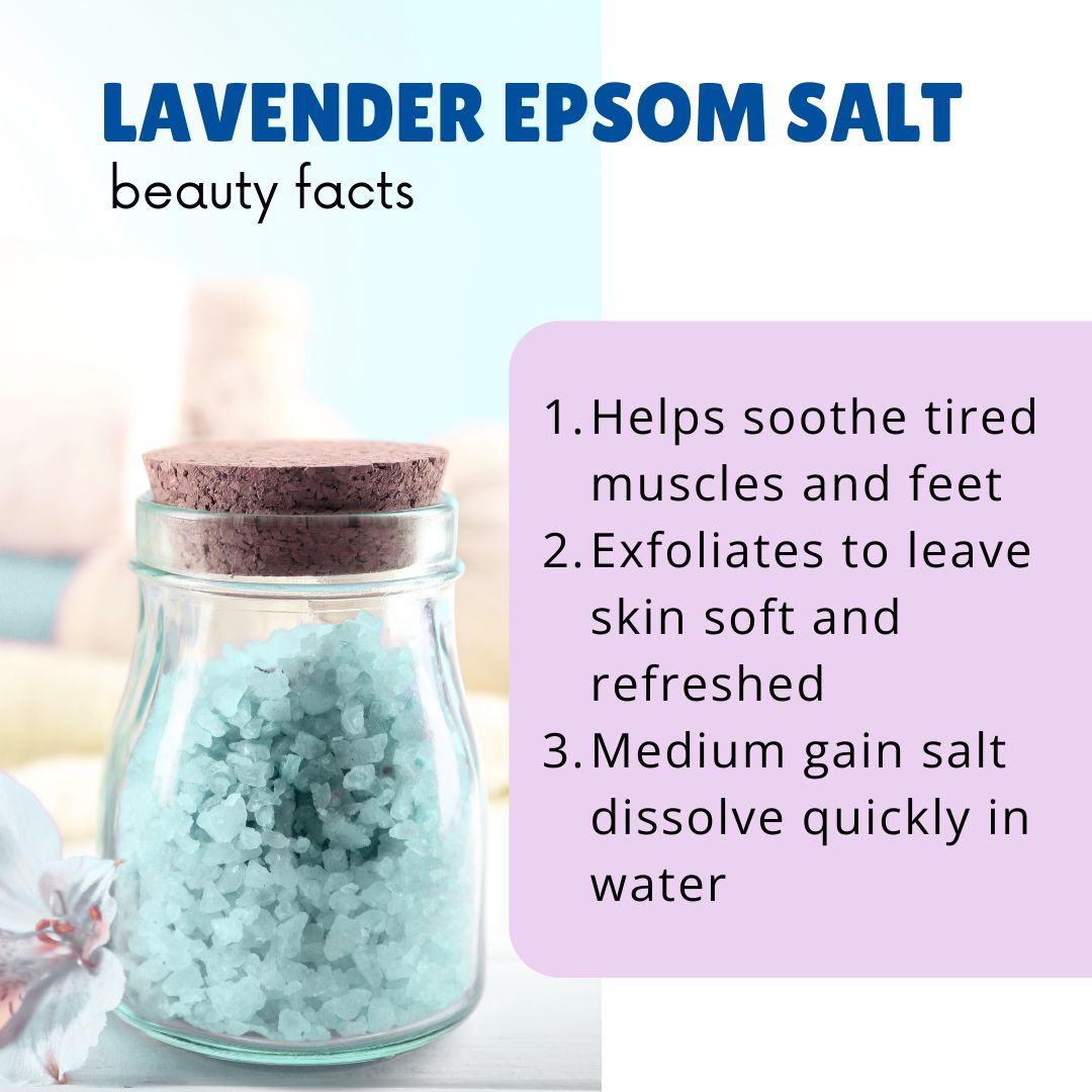 Samisha Lavender Epsom Salt For Pain Relief - Distacart