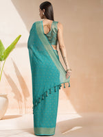 Thumbnail for Mitera Woven Design Zari Ready to Wear Saree - Distacart