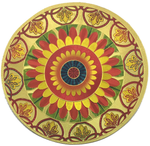 Thumbnail for Stickerbazaar Micro Golden Embossing Rangoli Stickers - Distacart