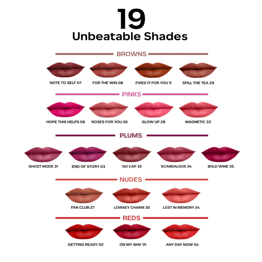 Faces Canada Comfy Matte Liquid Lipstick - Lost In Memory 24 - Distacart