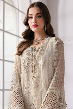 Thumbnail for Anaita Cream Fox Georgette Suit With Khatli & Sequence Work - Distacart