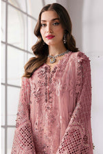 Thumbnail for Anaita Peach Fox Georgette Suit With Khatli & Sequence Work - Distacart