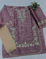 Thumbnail for Anaita Lavender Jimmy Choo Suit With Embroidery & Sequence Work - Distacart