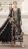 Anaita Black Silk Suit With Embroidery & Sequence Work - Distacart