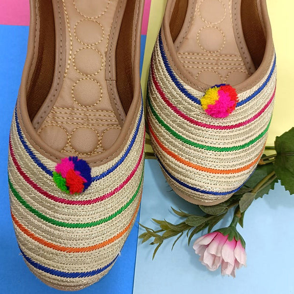 Desi Colour Women Indian Ethnic Footwear-Multi Archie - Distacart
