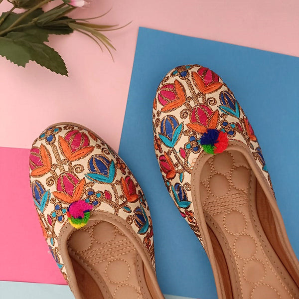 Desi Colour Women Indian Ethnic Footwear-Multi Atistica - Distacart