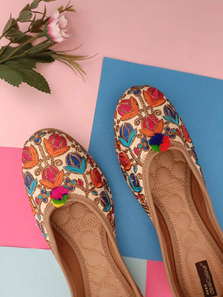 Desi Colour Women Indian Ethnic Footwear-Multi Atistica - Distacart