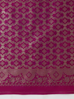 Thumbnail for Monjolika Fashion Olive Banarasi Silk Blend SareeWith Zari Woven Rich Brocade Design - Distacart