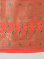 Thumbnail for Monjolika Fashion Yellow Banarasi Silk Blend SareeIn Classic Paisley & Rich Zari Pallu Comes With Unstitched Blouse - Distacart