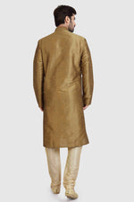 Thumbnail for Raivat Ethnic Art Silk Kurta Pajama In Tusser Colour - Distacart