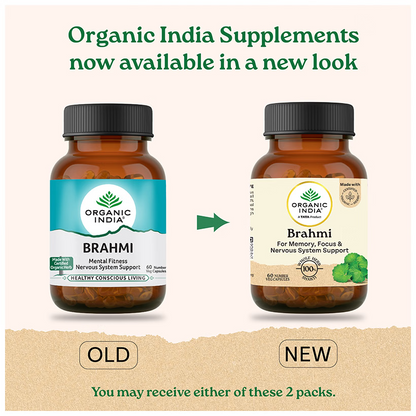 Organic India Brahmi / Organic India Gotu Kola - Distacart