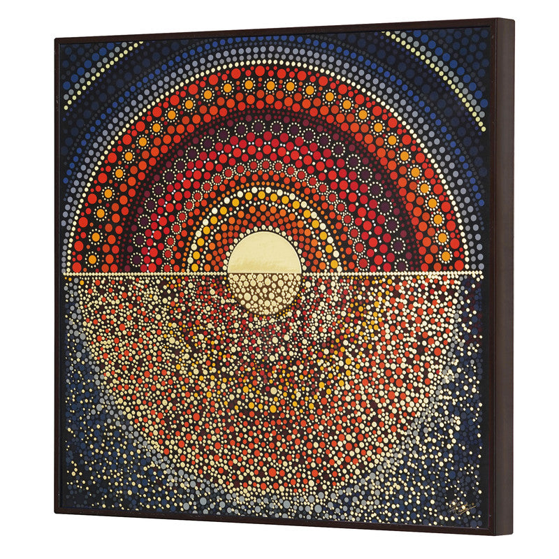 Tehzeeb Creations Golden Embossed Wall Painting