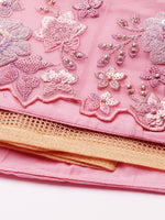 Thumbnail for House of Panchhi PINK Net Sequins with heavy Zarkan embroidery Lehenga choli & Dupatta - Distacart