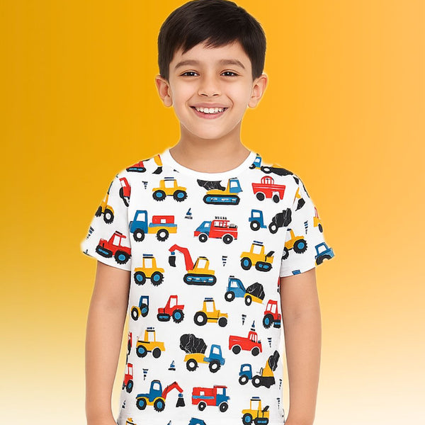Chilins Kids Boy's Girls Regular Fit T-Shirt - Distacart