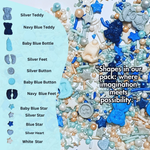Thumbnail for confect boys baby shower sprinkles gender reveal sprinkles birthday sprinkles pack of 5 baby shower 29