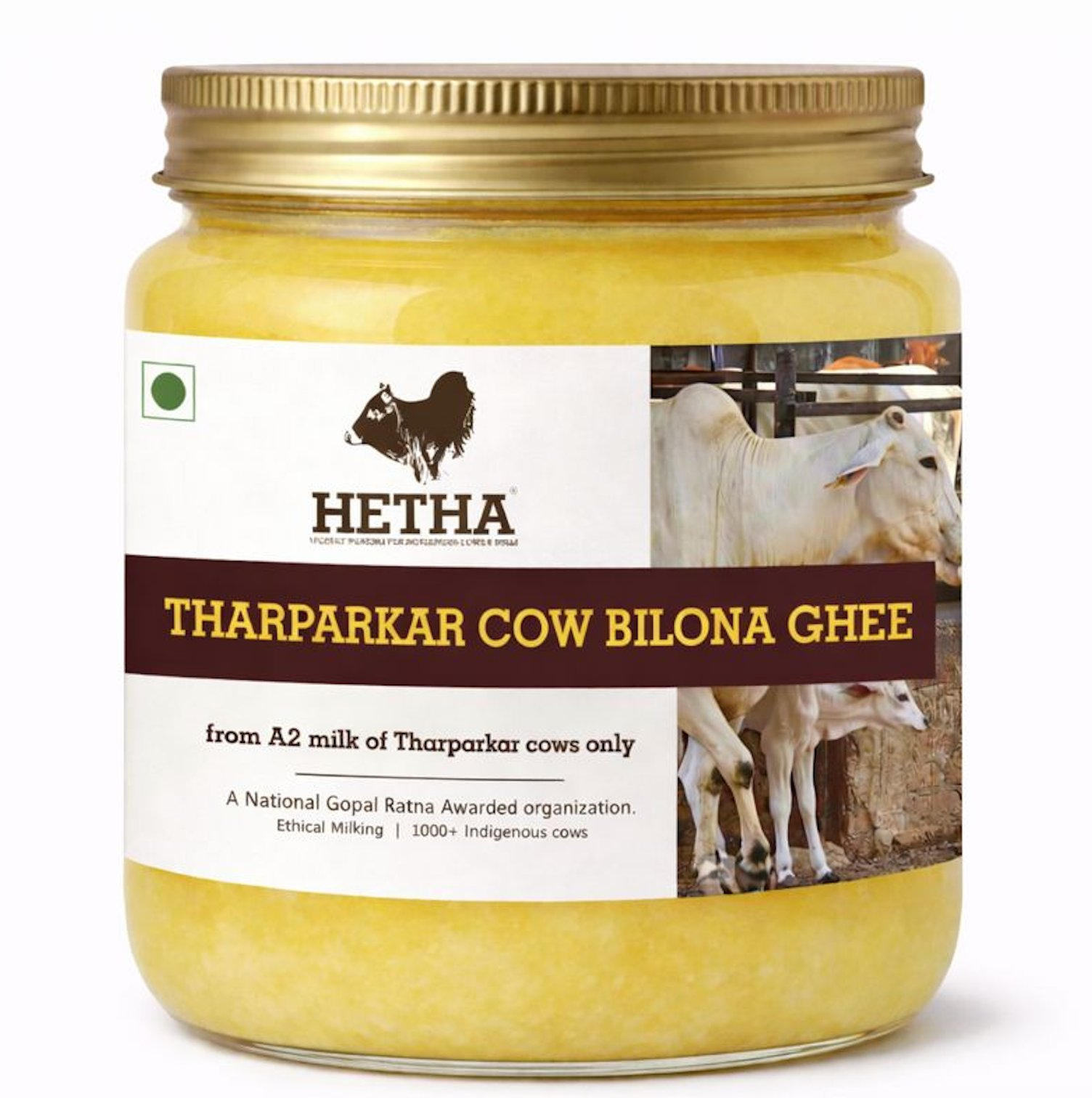 Hetha Tharparkar Cow A2 Cultured Bilona Ghee / A2 Ghee - Dista
