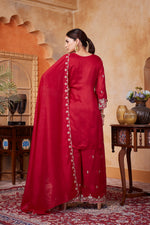 Thumbnail for Anaita Pink Readymade Suit with Embroidery Work - Dista