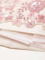 Thumbnail for House of Panchhi Cream Net Sequins with heavy Zarkan embroidery Lehenga choli & Dupatta - Distacart