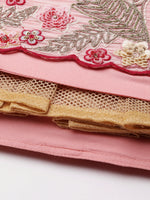 Thumbnail for House of Panchhi Pink Organza Sequins And Zarkan Embroidery Lehenga Choli & Dupatta - Distacart