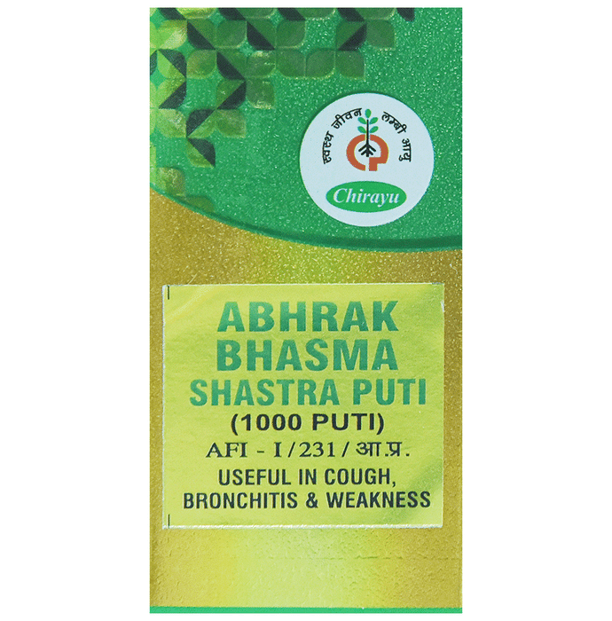 Chirayu Abhrak Bhasma Shastra 1000 Putti