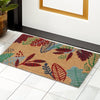 HOKIPO Large Printed Coir Doormats for Entrance Main Door Mat - Dista