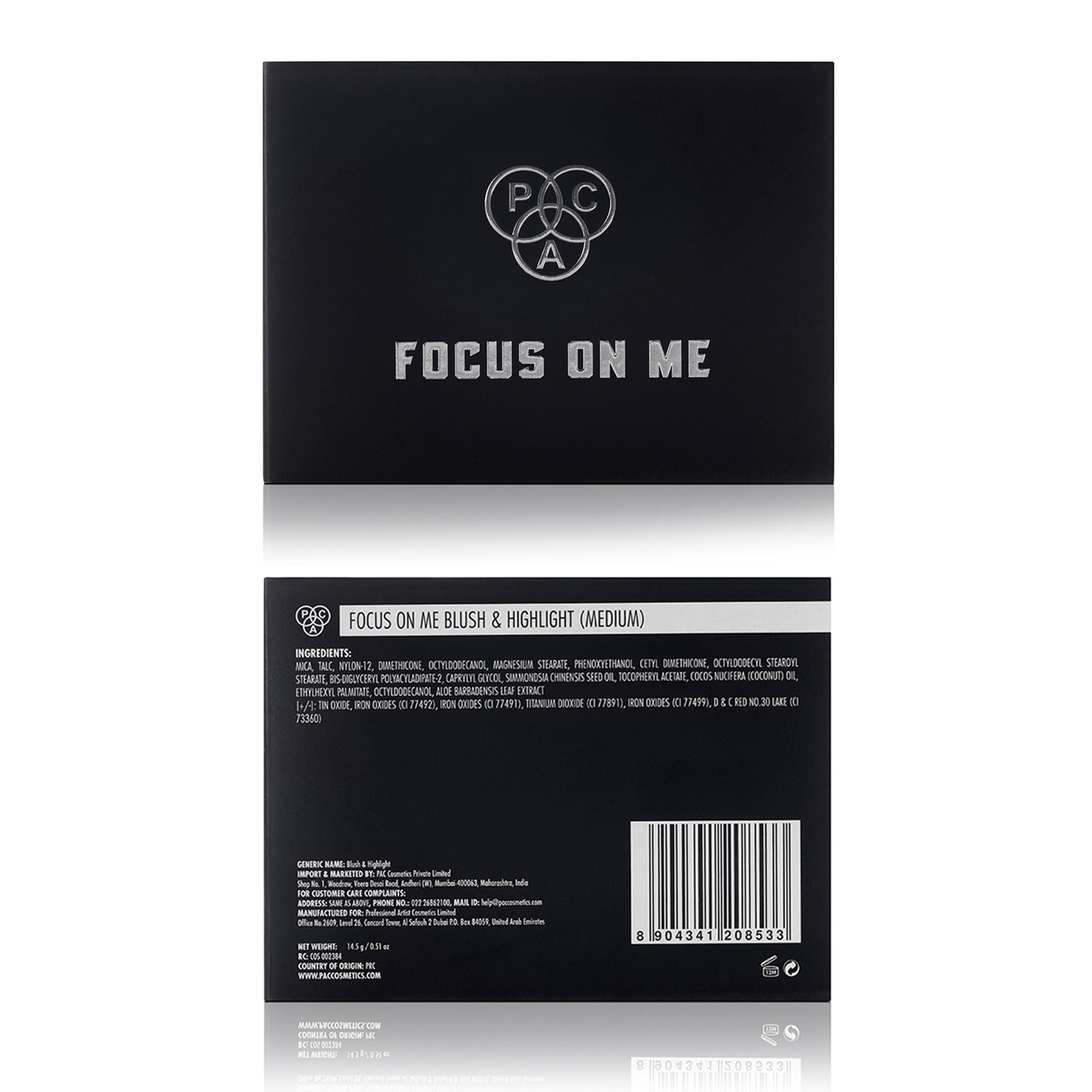 PAC Studio Focus On Me Blush & Highlighter - Medium - Distacart
