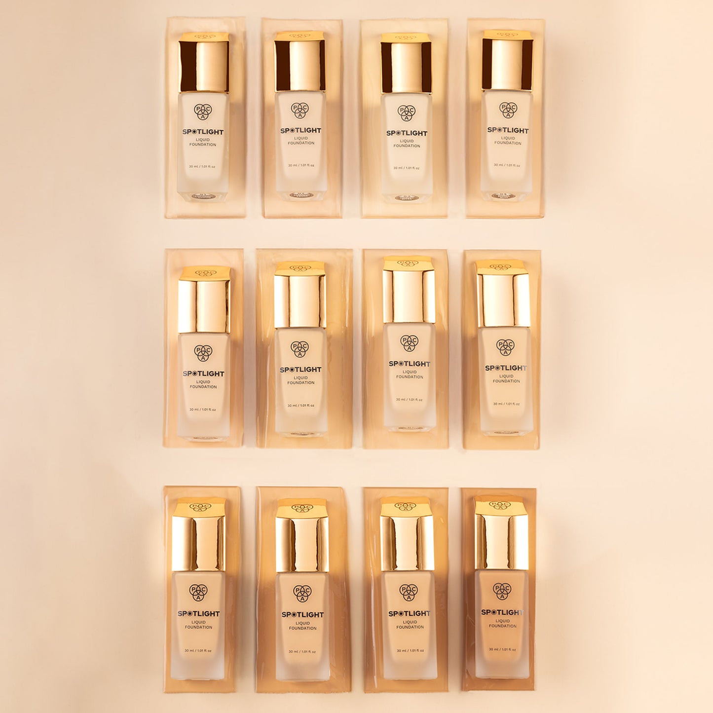 PAC Studio Spotlight Liquid Foundation - 02 Almond Frost - Distacart