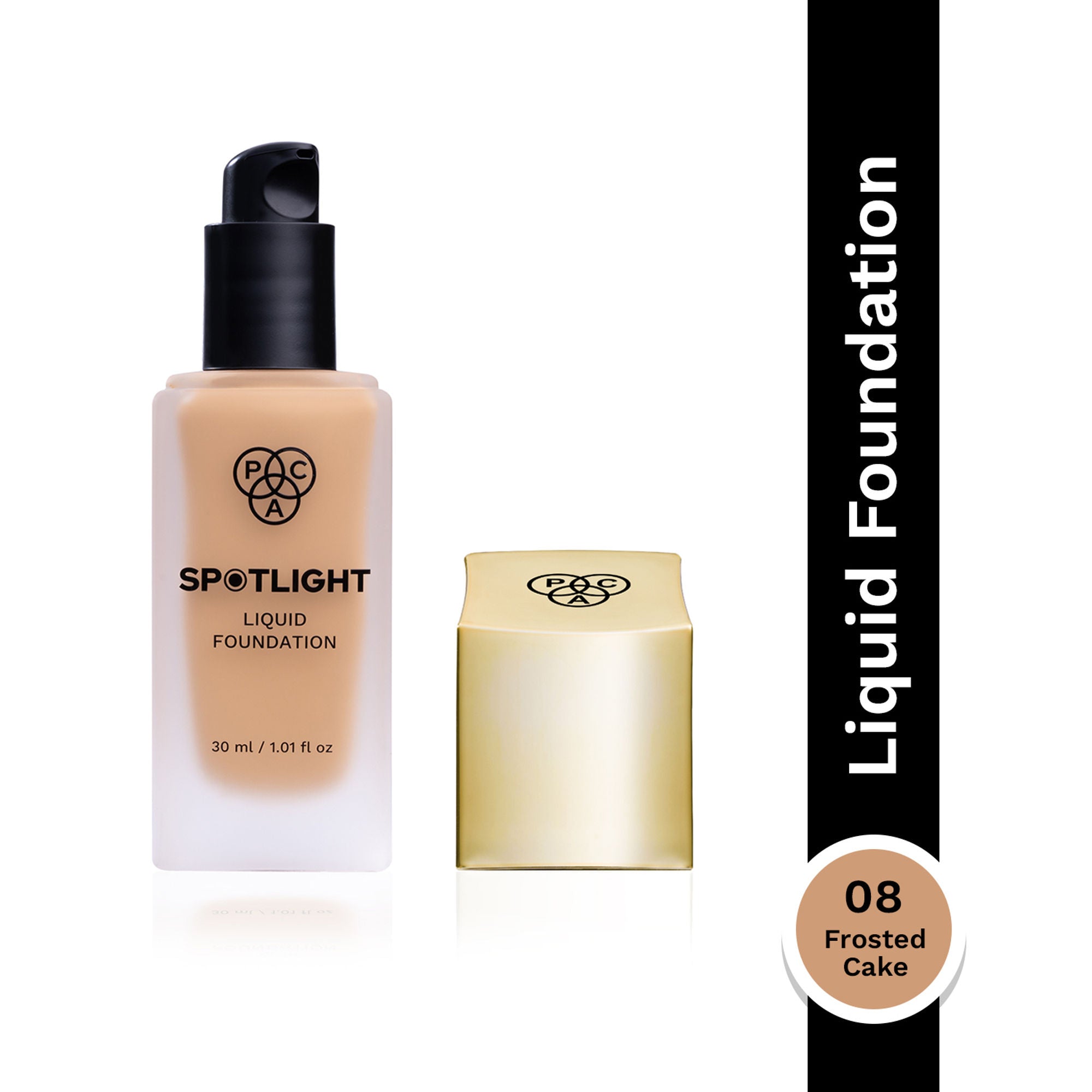 PAC Spotlight Liquid Foundation - 08 Frosted Cake