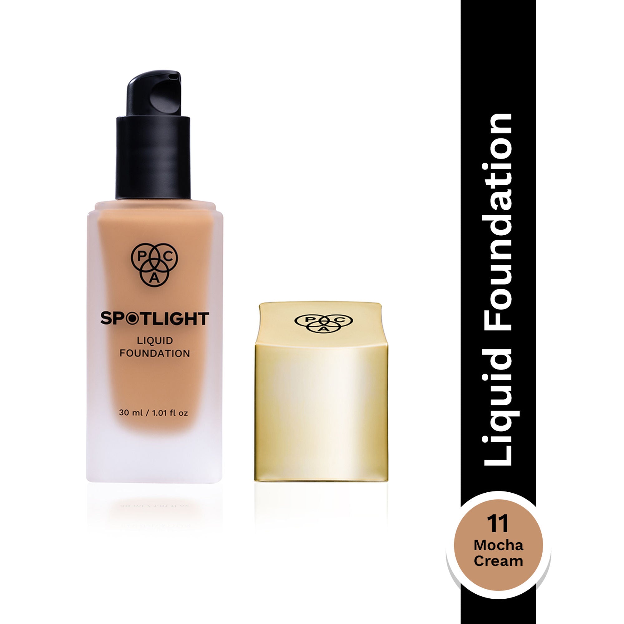 PAC Spotlight Liquid Foundation - 11 Mocha Cream