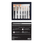 Thumbnail for PAC Studio Beginner Basic Face & Eye Brush Kit - Sturdy Sleek Handles, Densely Packed Soft Bristles - Distacart