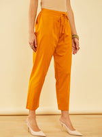 Thumbnail for Soch Floral Embroidered Regular Sequinned Chanderi Silk Kurta with Trousers & With Dupatta - Distacart