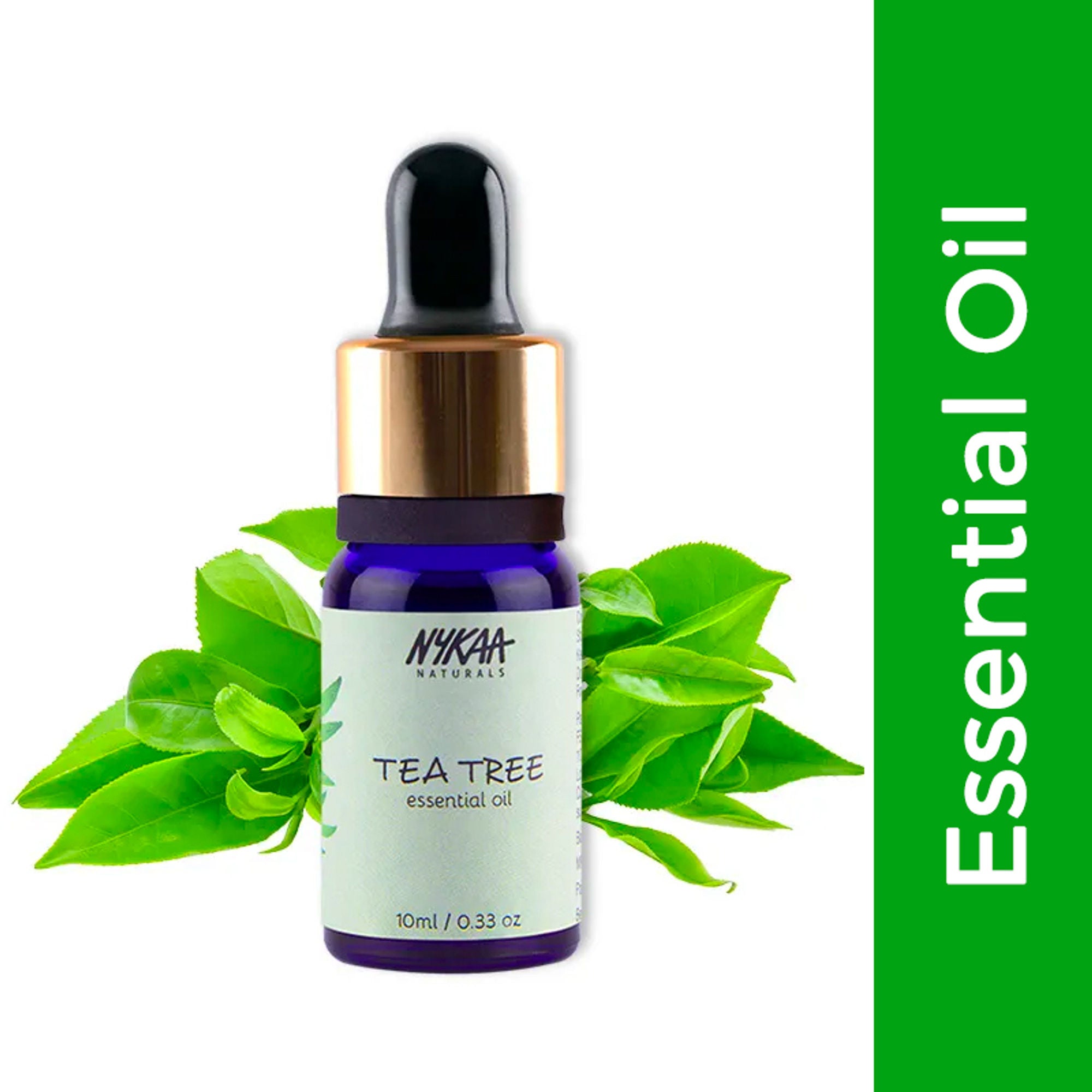Nykaa Naturals Tea Tree Essential Oil For Acne & Hair Fall Control Solution - 100% Natural