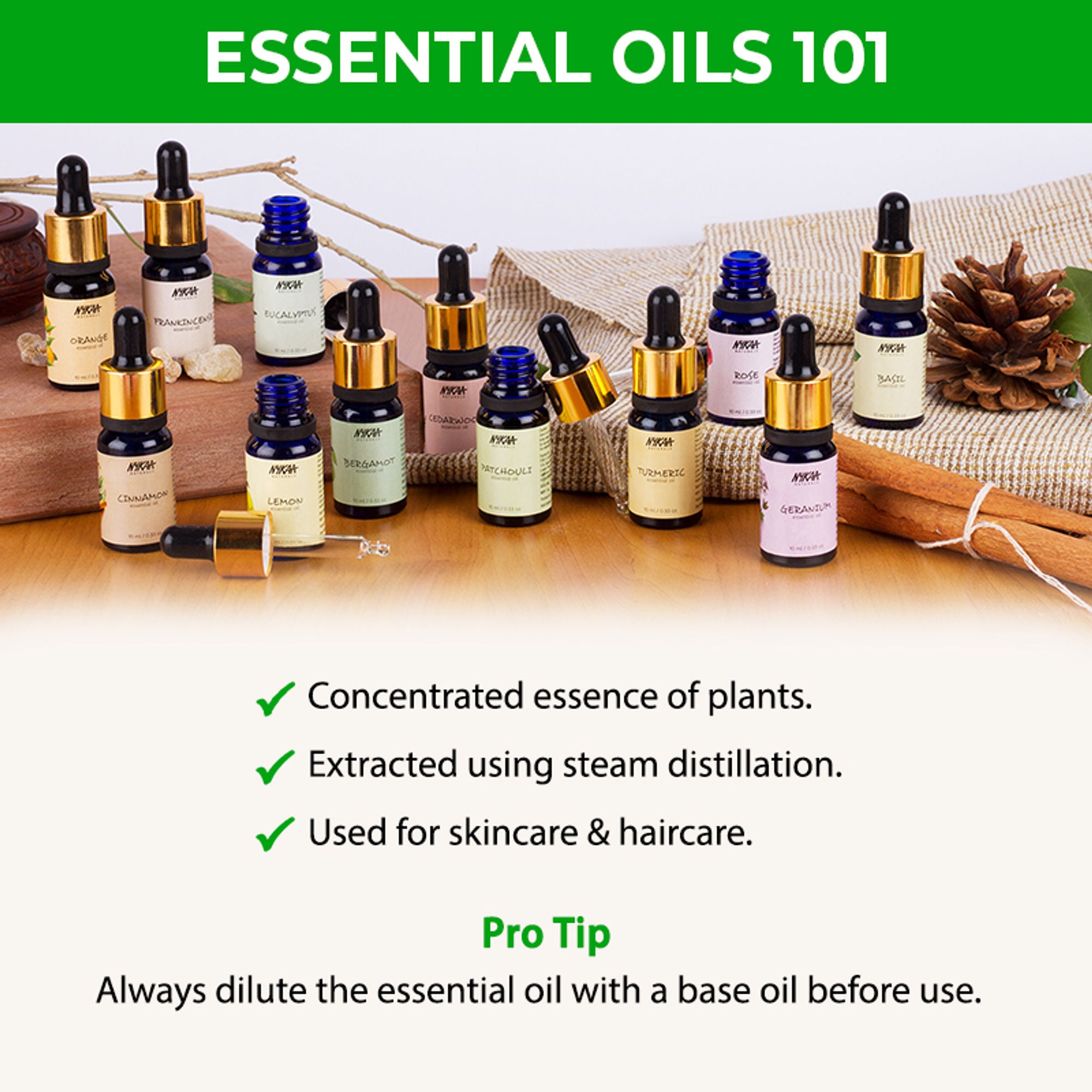 Nykaa Naturals Tea Tree Essential Oil For Acne & Hair Fall Control Solution - 100% Natural - Distacart