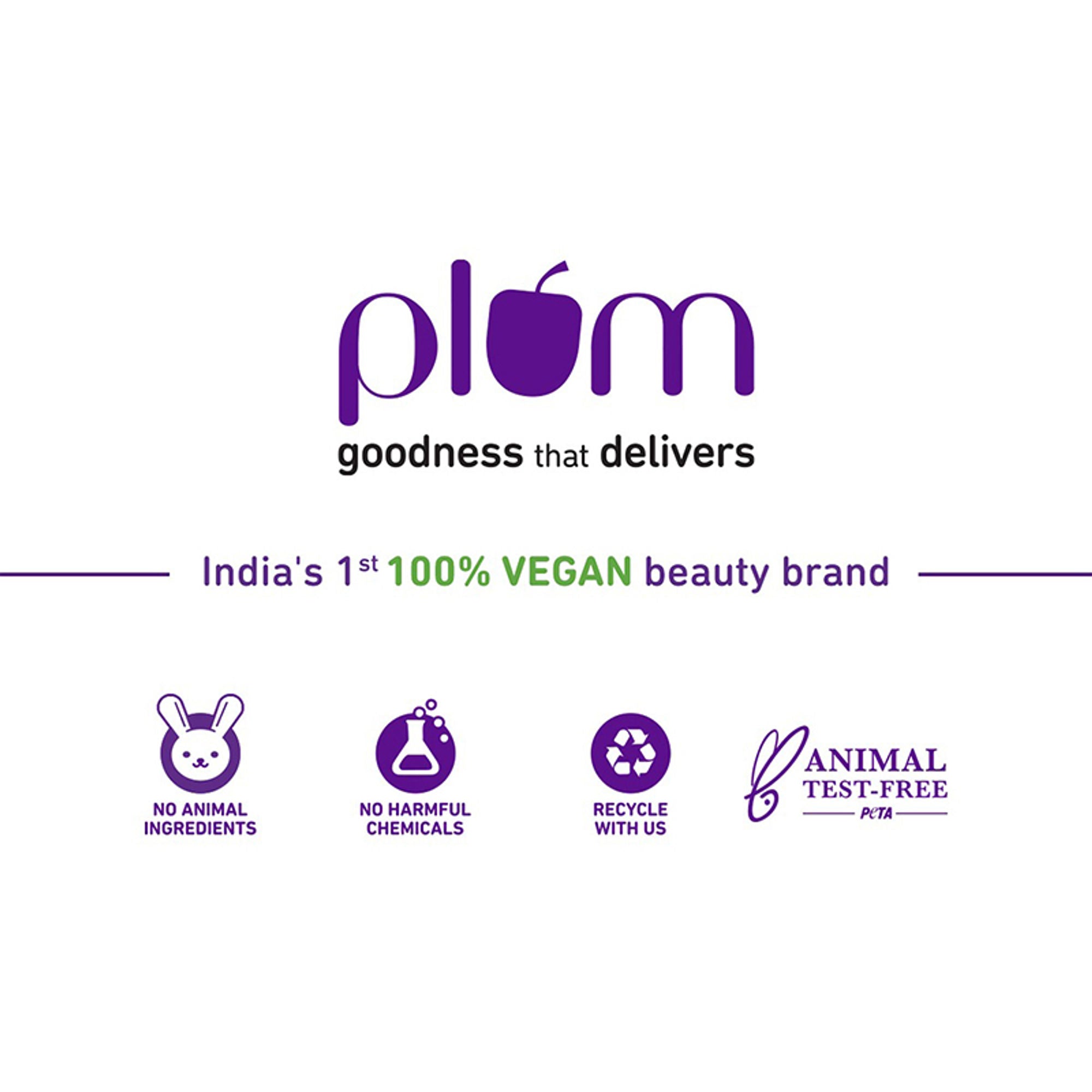 Plum Coconut & Squalane Nutri-Shine Hair Serum For Smooth- Shiny Hair - Distacart