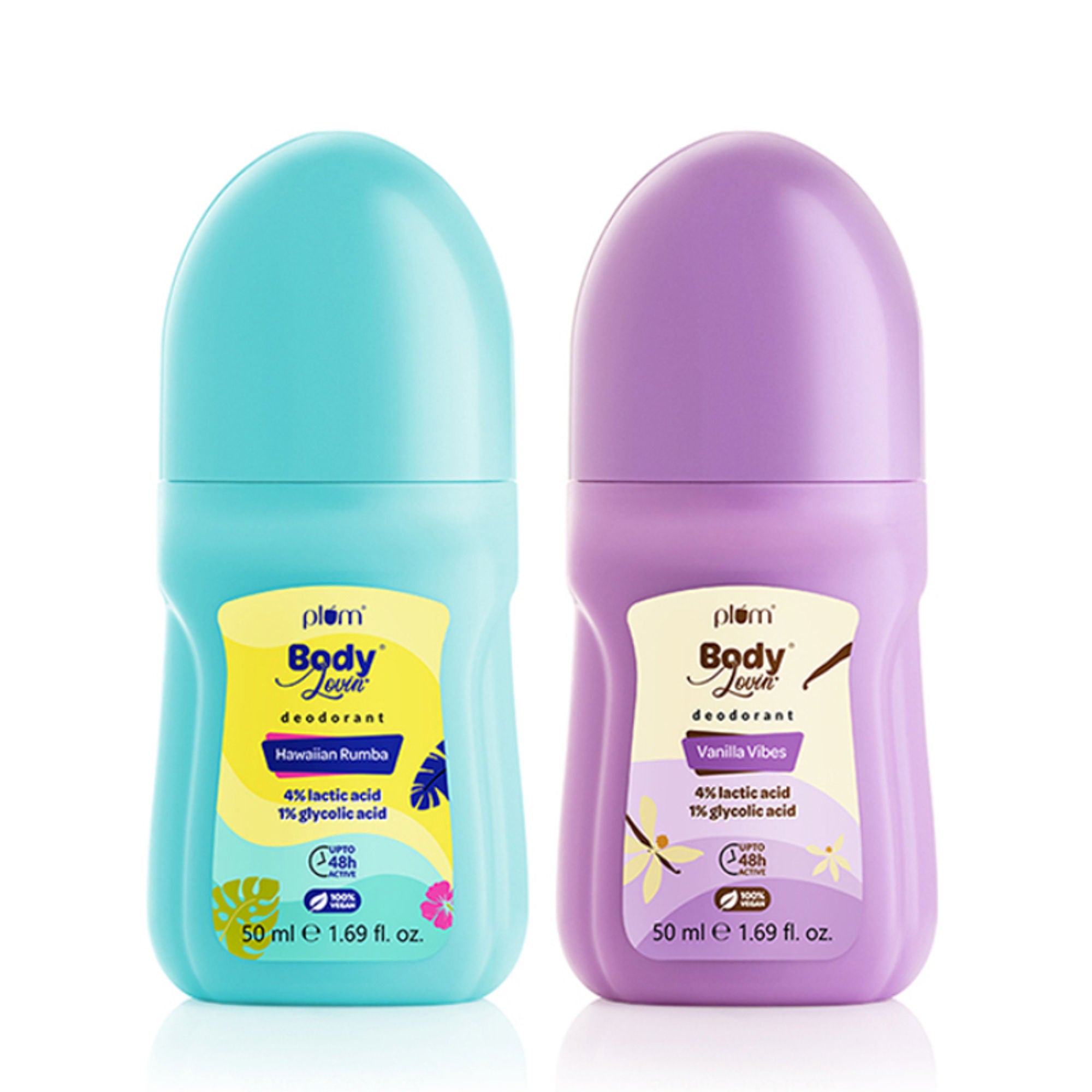 Plum BodyLovin' Beaches & Bakeries Deodrant Roll-On Duo