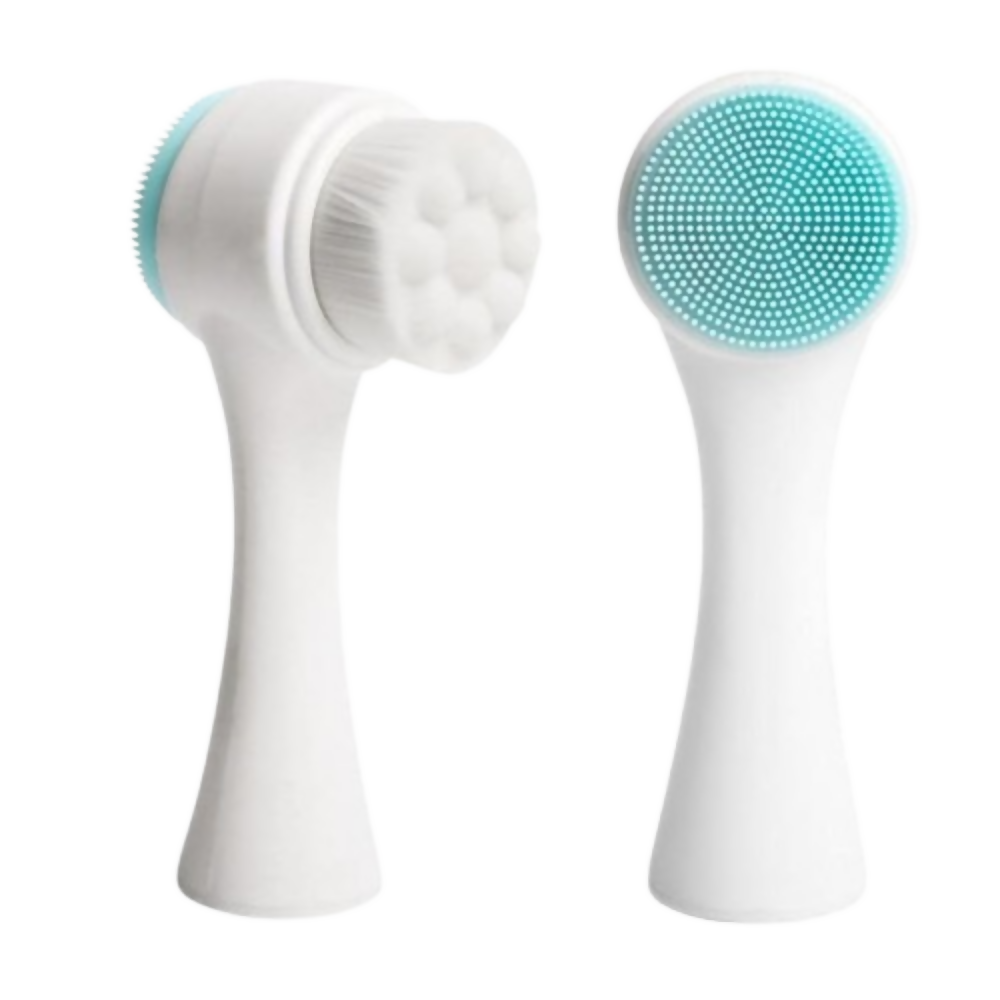 Bronson Professional 2 in 1 Silicone Facial Cleanser Brush Pore Exfoliation Massager - Dista